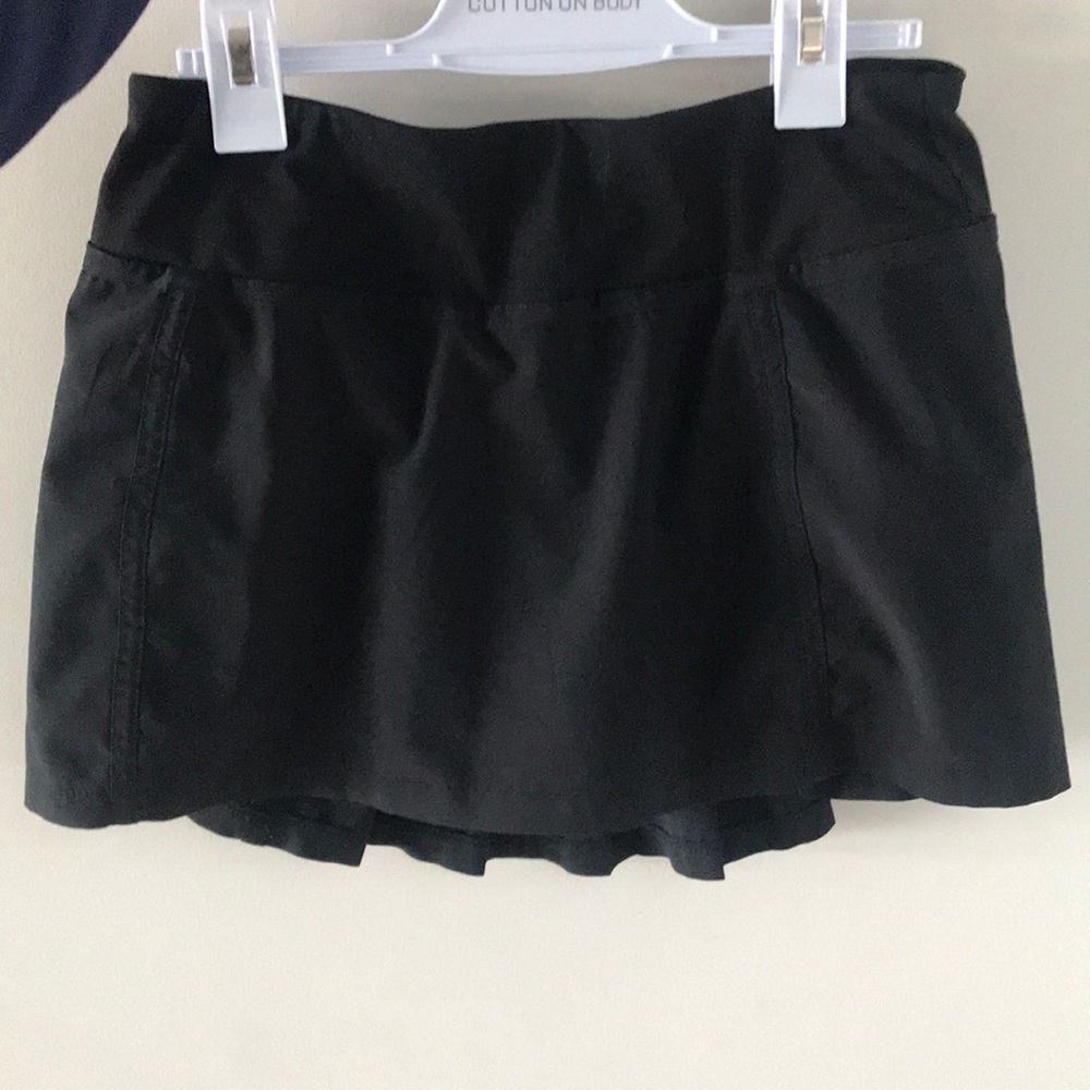Black Fila Tennis Skirt